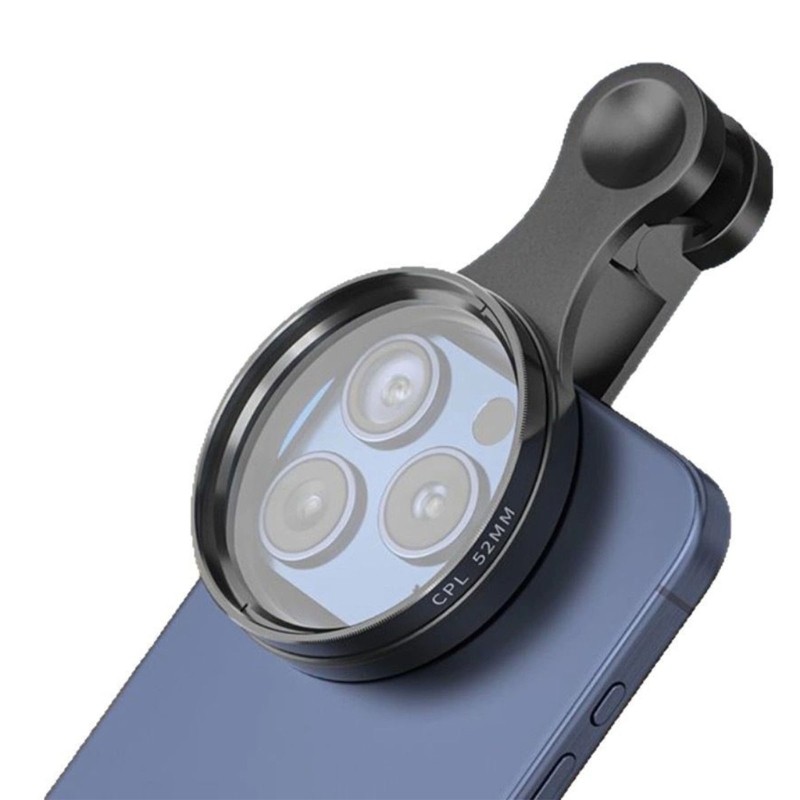 ตัวกรองการถ่ายภาพสมาร์ทโฟน RR กระจกออปติคอลและตัวกรอง CPL กรอบอลูมิเนียม