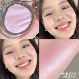 Joocyee บลัชออนสไตล์ Aurora บลัชออนขัดเงาด้วยโกลว์น้ําและไฮก…