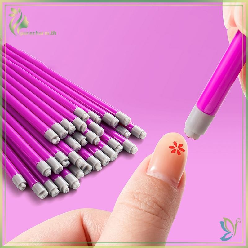 1 ชิ้น แสตมป์ปากกาเล็บ DIY ดอกไม้ Graffiti Dotting เครื่องมือขัดภาพวาด {ขาย}