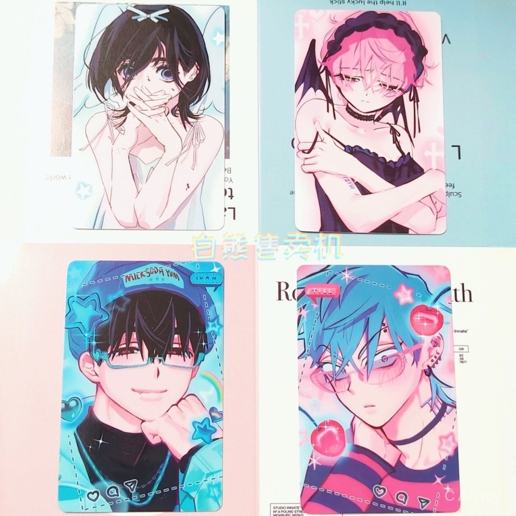 【พร้อมส่ง】alien stage การ์ด ตุ๊กตา plush doll photocard cosplay sua alien stage gaf ivan luka blind 