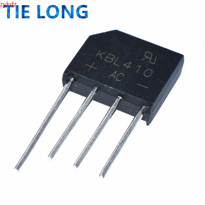 5PCS KBL410 KBL-410 4A 1000V เฟสเดียวไดโอดสะพานวงจรเรียงกระแส KBL406 KBL610 KBL608 KBL408 KBL606