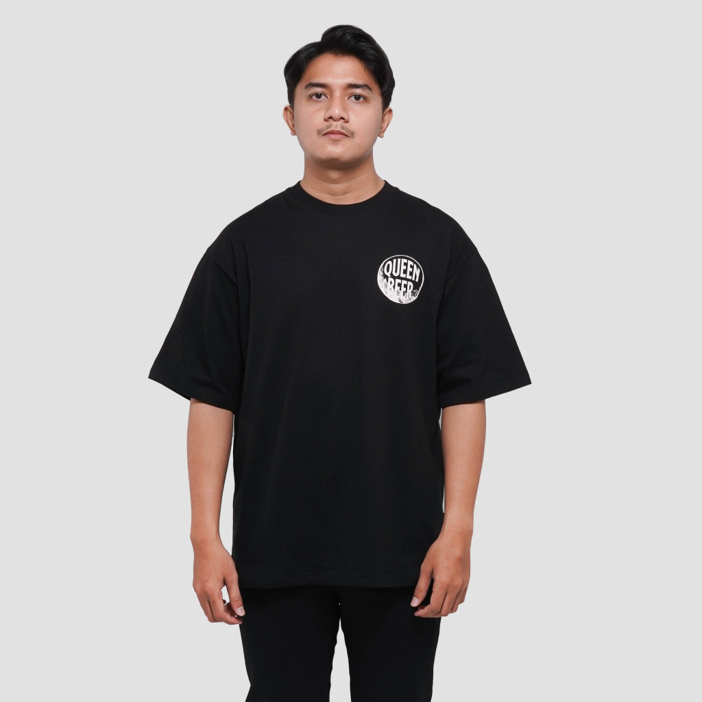 Queenbeer - เสื้อยืด Fritz Black