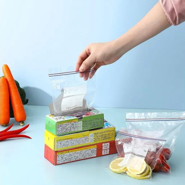 double.thai ถุงถนอมอาหาร  สองชั้น ถุงซิป ถุงถนอมอาหาร กันน้ำ พร้อมส่ง - รูปที่ 6