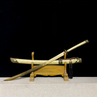 ดาบหลงฉวนแกะสลักเต็มรูปแบบประสิทธิภาพสูงเหล็กแมงกานีสฟอร์จด้…