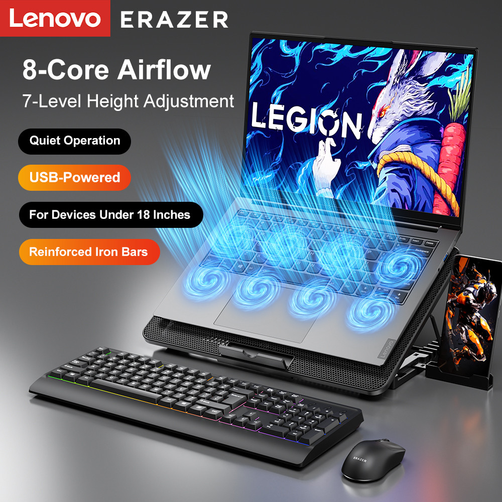 Back to School Lenovo Erazer ขาตั้งระบายความร้อนโน้ตบุ๊ก