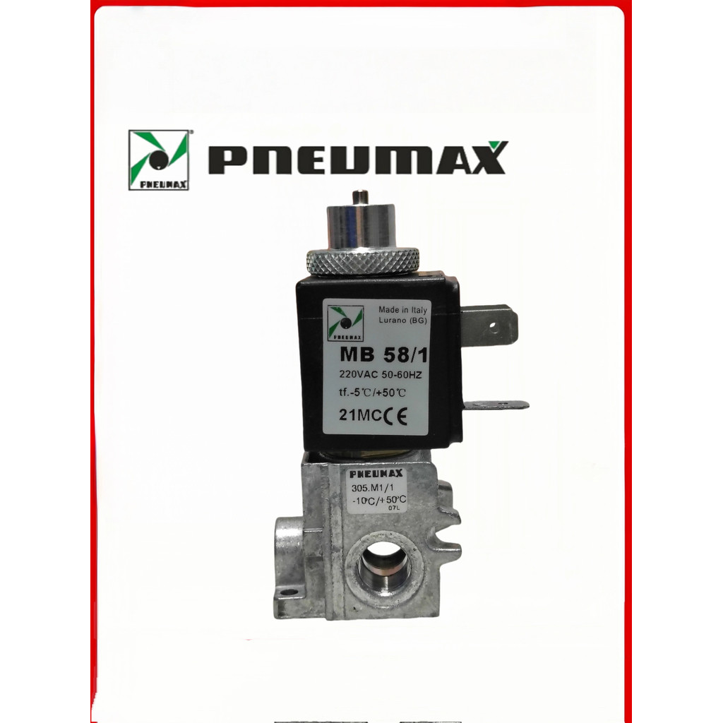 PNEUMAX PNEUMAX ยี่ห้อใหม่ปกติปิดปกติเปิดโซลินอยด์วาล์ว 305.M58/1 นําเข้า M58 คอยล์ตรงซีทรู