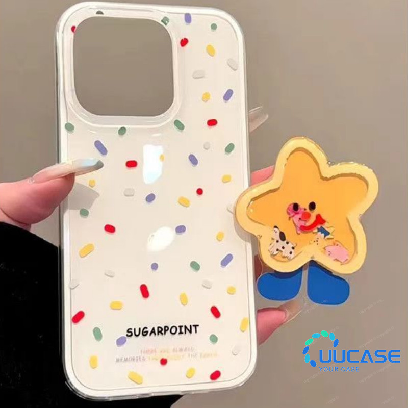 สีสัน Dot ริบบิ้นเคสโทรศัพท์สําหรับ IPhone 11 12Pro 13 14Plus 15Pro Max 16Plus 16Pro XR XS Max 7 8Plus สาวสร้างสรรค์ฝาครอบโทรศัพท์ BB