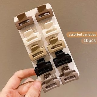 กิ๊บติดผมสีสันสดใสขนาดเล็ก 10 ชิ้น - เครื่องประดับผมสำหรับเด็กผู้หญิง