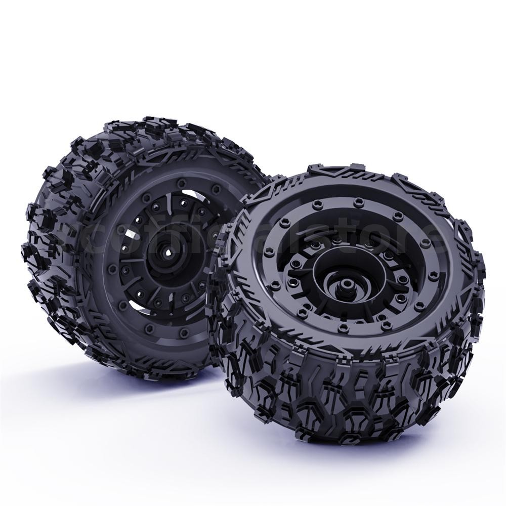 2PCS ZD Racing ยางสําหรับ MT16 รถบรรทุกมอนสเตอร์ RC รถยนต์ยานพาหนะรุ่นอะไหล่อุปกรณ์เสริม 16026