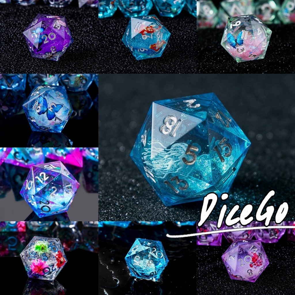 【พร้อมส่ง】พร้อมส่ง dnd dice ลําไย ลูกเต๋า การ์ด dice the dnd