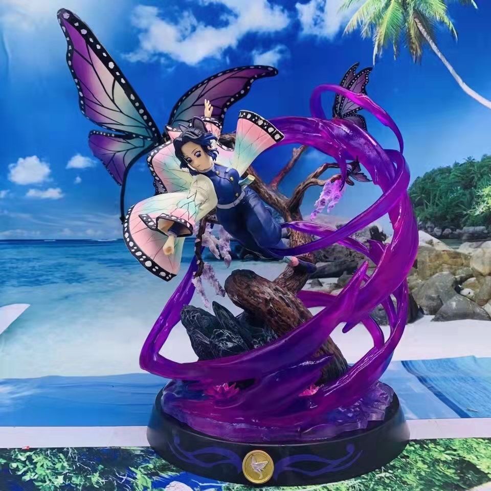 💟 Demon Slayer Kochou Shinobu Nezuko Anime figure鬼滅の刃 鬼灭之刃 魔方蝴蝶刃  祢豆子手办