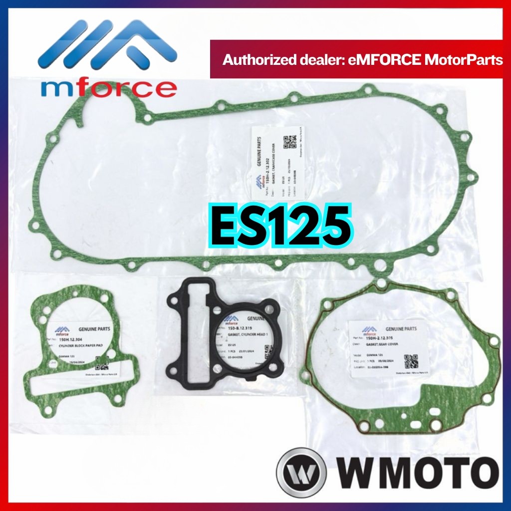 WMOTO ES125 ES GASKET HEAD BLOCK CVT PULLEY MAGNET GEAR BOX GASKET WMOTO