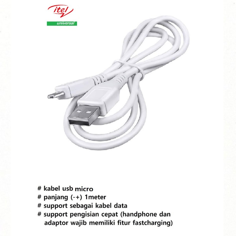 สายชาร์จ Usb micro itel VISION 2 - 2S - 2 PLUS - S16 PRO - L6503 - P651L - P37 - P651W