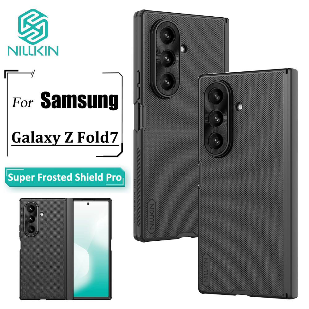 Nillkin Super Frosted Shield Fold Case Samsung Galaxy Z Fold 7 / Fold7 Case Ultra Thin Matte TPU + PC Anti ลายนิ้วมือกันกระแทกฝาหลัง
