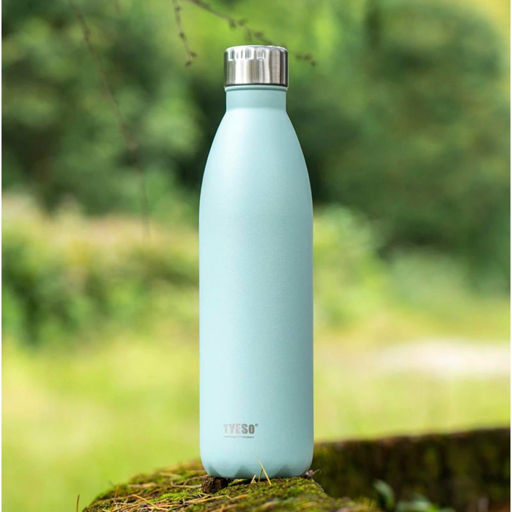 TYESO COLA ขวดน้ำสแตนเลส 304 ทรงขวด ขนาด 750 และ 1000 มล. เก็บอุณหภูมิได้ทั้งร้อนและเย็น - รูปที่ 2