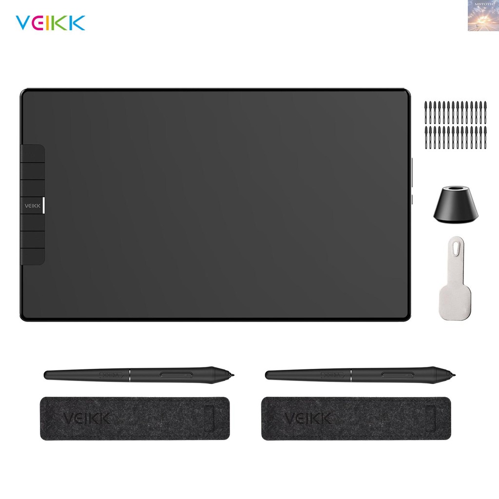 [โปรโมชั่น] VEIKK VK1200 แท็บเล็ตการวาดภาพกราฟิก 11.6 x 9 นิ้ว Active Area 8192 ระดับความดันฟังก์ชั่