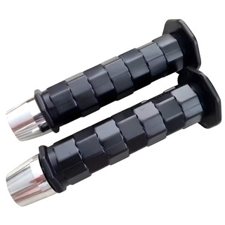 Paket sarung gas + jalu stang chrome pcx Handgrip octagon plus jalu pcx grip kotak universal semua motor beat mio vario scoopy jupiter supra