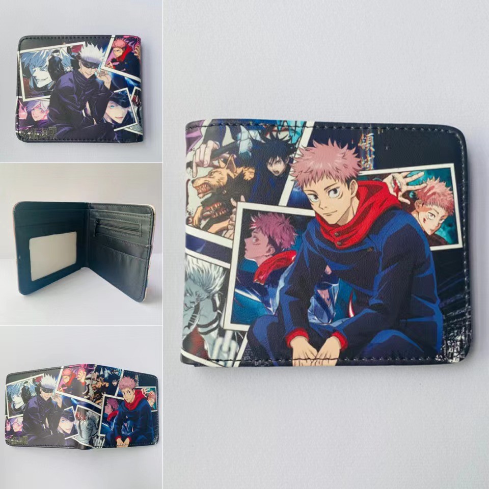 JIMF Wallet กระเป๋าสตางค์การ์ตูน Spell Fighting Gojo Go Wallet กระเป๋าสตางค์นักเรียน