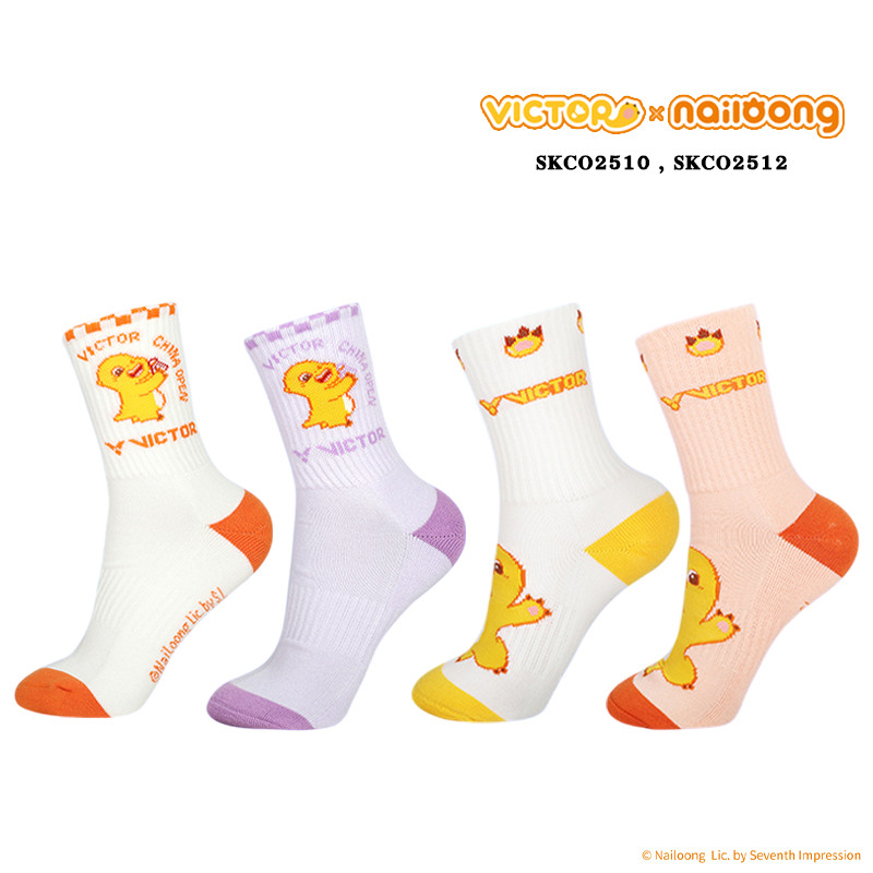 🧦 ใหม่ล่าสุด! น่ารักสุดคอลแลบ! 🧦    VICTOR CHINA OPEN 2025 x Nailong – ถุงเท้ารุ่นลิมิเต็ดที่ต้องมี!