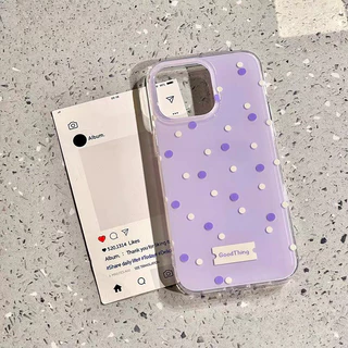 เคสไอโฟน 16 13 สำหรับ IPhone XR 11 15 13 12 16 14 Pro Max XS X 16Plus Max 15 7 8 16 Plus ปก IMD สุดหรูลายจุดใหม่