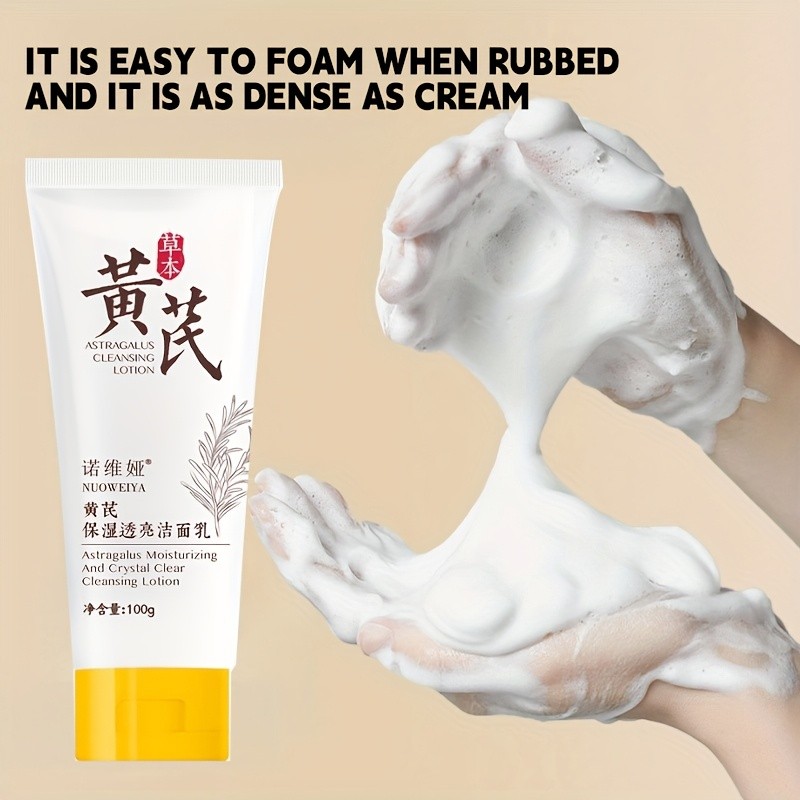 1pc of Cleansing Milk, Astragalus Cleansing Milk, Facial Wash, Moisturizing Cleansing Milk