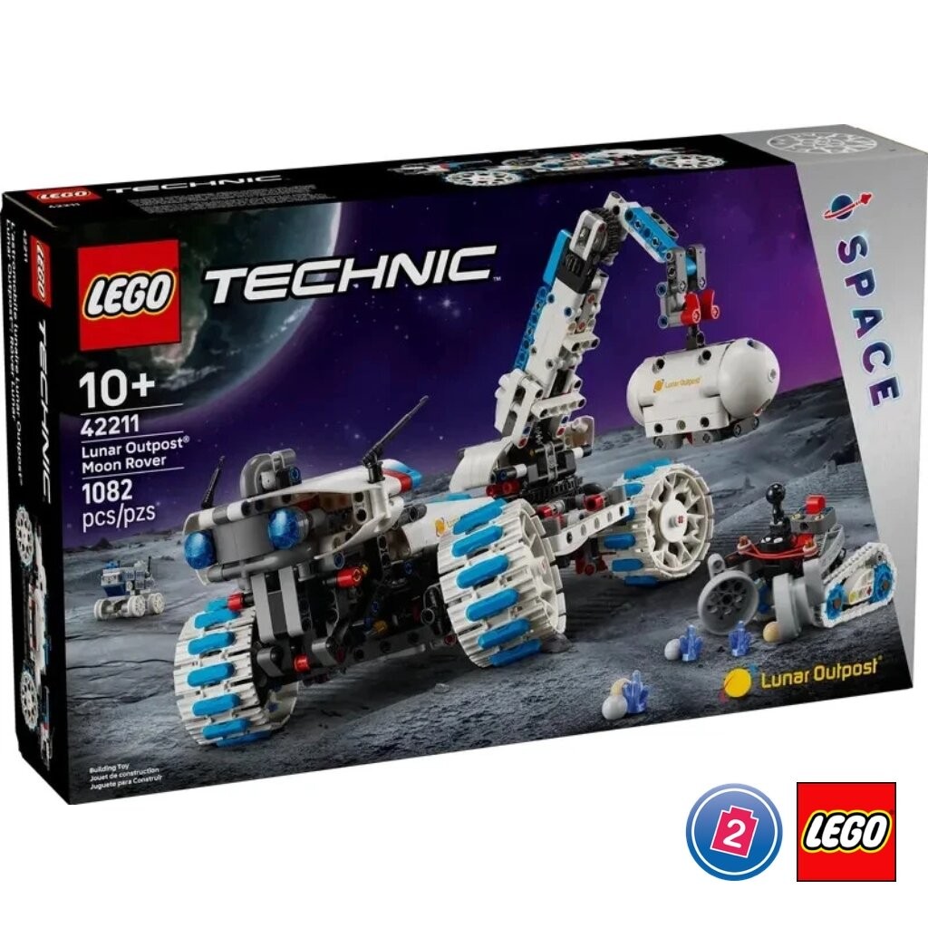 เลโก้ LEGO Technic 42211 Lunar Outpost Moon Rover Space Vehicle