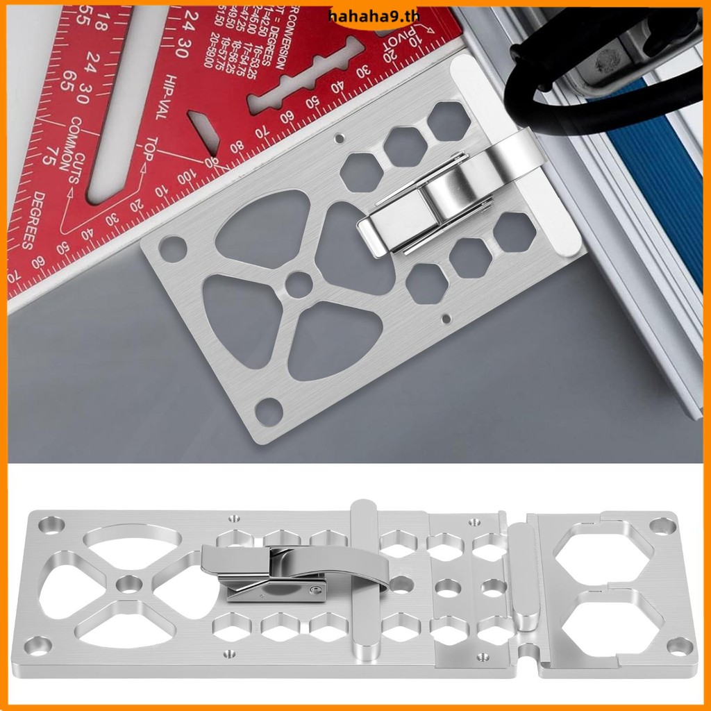 10.24 นิ้ว Track Saw อลูมิเนียม Track Saw Guide Rail ที่แม่นยํา 90 องศามุมขวา Track Saw Square Guide
