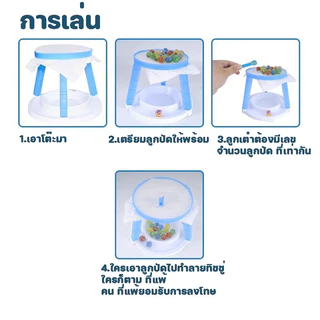 เกมน้ำแข็งแตก เกมบนพื้น ผู้เล่นหลายคน พกพาได้ ลูกปัด ลูกเต๋า สี ส่งเสริมการพัฒนาเด็ก ของเล่นเด็ก