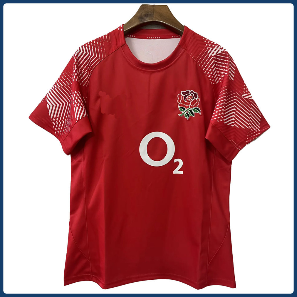 TOPS 2025 2026 England Rugby Red Jersey S-5XL 1:1