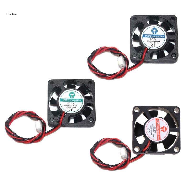 DC 5V/12V/24V Computer CPU Cooler Mini 4010 Cooling Fan 40x40x10mm Small Exh
