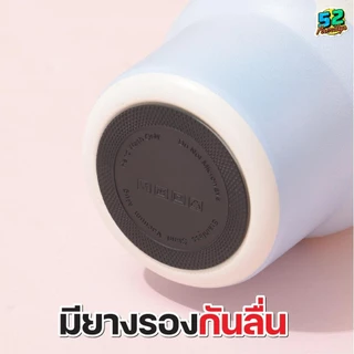 แก้วน้ำสแตนเลส แก้วน้ำน่ารัก 800ml พร้อมหลอดดูดซิลิโคน กันหก100% ดีไซน์สวยมินิมอล มีหูหิ้ว พกสะดวก แก้วกาแฟ เก็บเย็นร้อน