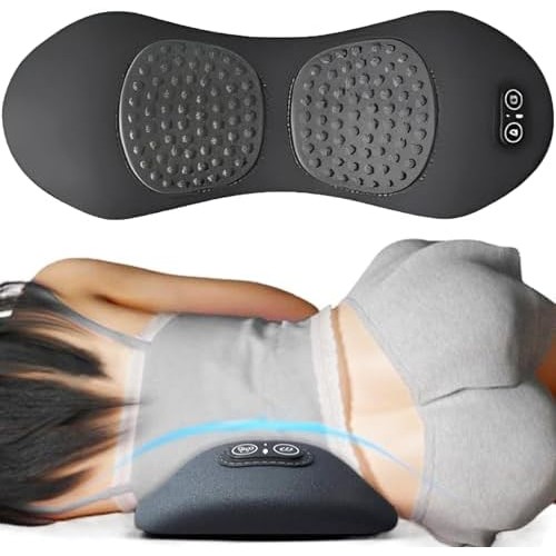 เครื่องนวดหลัง Smooth Spine Triple Fusion 2026 อัพเกรด 3 in 1 คอไหล่หลัง เครื่องนวดพร้อม Traction, Vibration & Heat