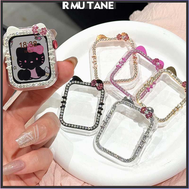 กรณี PC Diamond Bling สำหรับ for Huawei Watch Fit 5/5 Pro ป้องกัน Gores กระจกนิรภัยปกสำหรับ for Huawei Fit 5/5 Pro