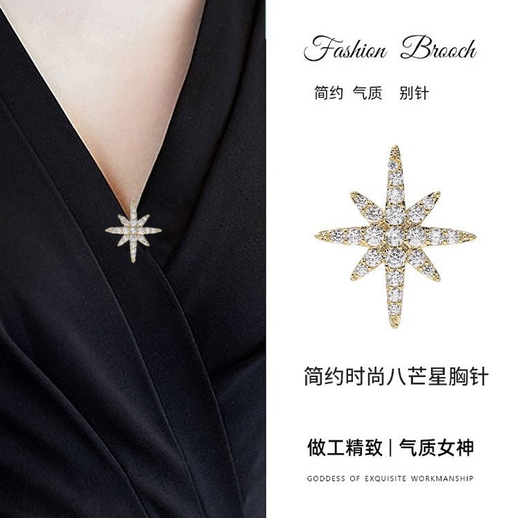 Anti-Glare กระดุมคอเล็ก เข็มกลัดหิมะตกสำหรับเสื้อ Cufflinks พร้อมดอกไม้ประดับ ใส่ได้หลากโอกาส