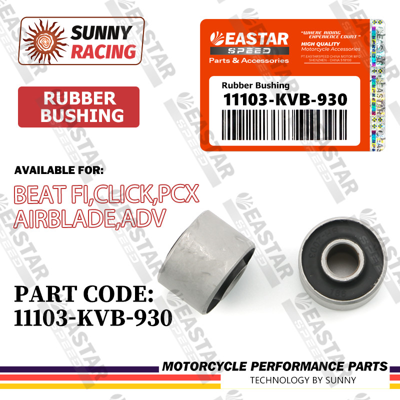 บูชชิ่งแขวนเครื่องยนต์ for Beat Fi click pcx airblade Adv 2 ชิ้น