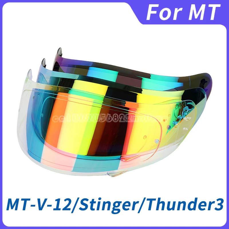 2025NEWHelmet Shield สําหรับ MT-V-12 MT STINGER หมวกกันน็อคและ MT THUNDER 3 หมวกกันน็อค MT อะไหล่ TH