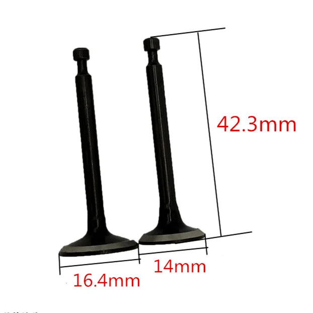 GX50 วาล์วไอดีและวาล์วไอเสียสําหรับ Honda GX50 GX-50 เครื่องตัดแปรงเครื่องยนต์