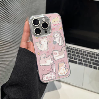 🌸Bov🌸ข้ากันได้สำหรับ iPhone17 ป้องกันการตก เคสไอโฟน17PROMAX 14plus 15PRO 12 13pro 16proป้องกันฝุ่-HLYSK219