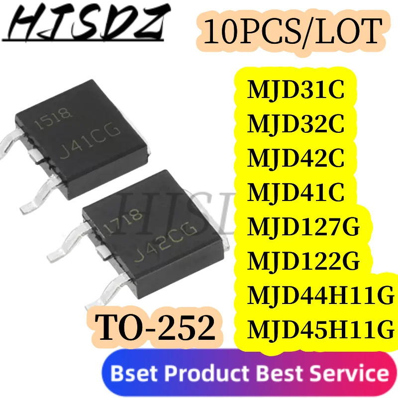 1-5PCS MJD31C MJD32C MJD42C MJD44H11G MJD41C MJD127G MJD122G MJD45H11G TO-252 Field-effect ทรานซิสเต