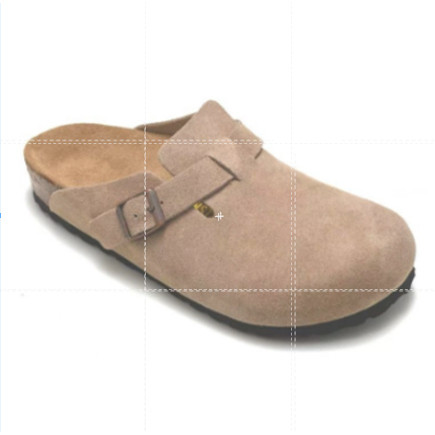 PMDE สินค้าคงคลัง Birkenstock รองเท้าแตะหนังคอร์กคลาสสิกสําหรับผู้ชายและผู้หญิง มีจําหน่ายในขนาด 34-