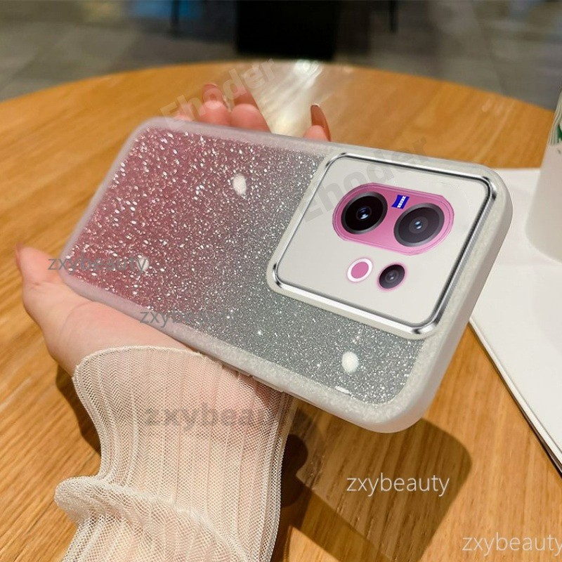 ปลอกสําหรับ Vivo V60 V60Lite 5G 4G 2025 เคสโทรศัพท์ซิลิโคน Soft Star Glitter Bling สําหรับ VivoV60 L