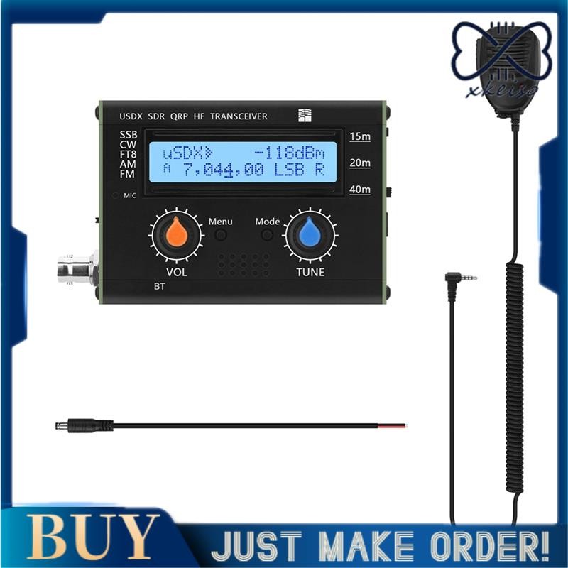 USDX SDR QRP Transceiver QCX-SSB ถึง SSB 15 M/20 M/40 M 3-Band All Mode HF Transceiver พร้อม BT USDX
