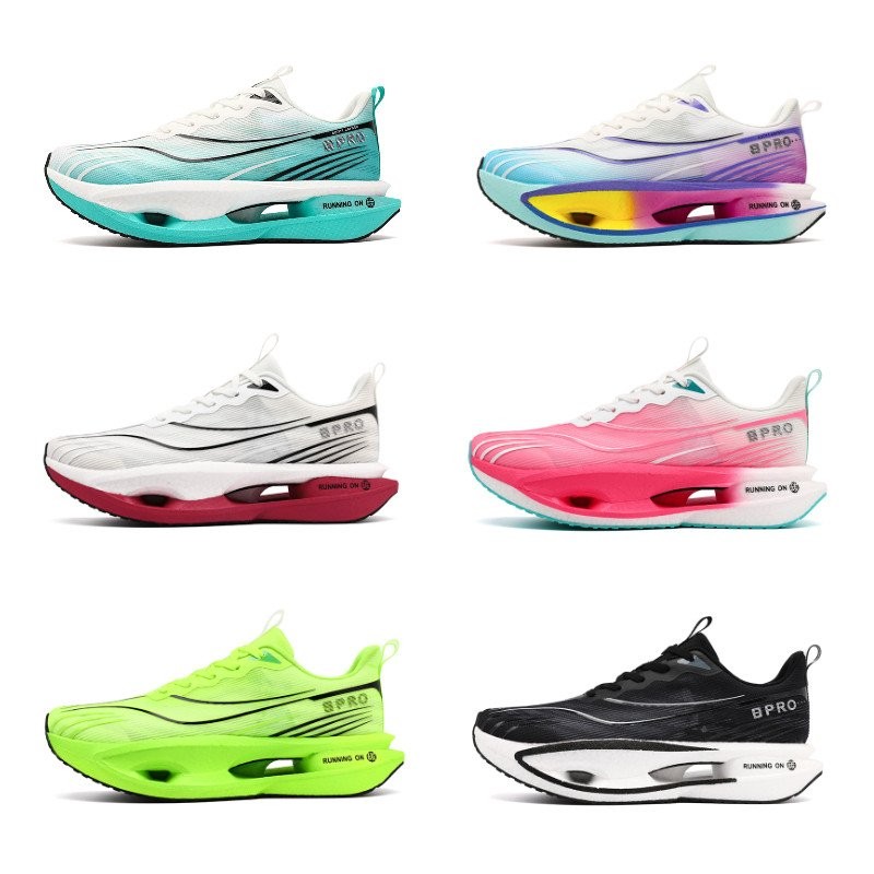 รองเท้าวิ่ง Double-Layer Carbon Board กันลื่น สำหรับผู้ชายและผู้หญิง ใช้ในการออกกำลังกายกลางแจ้ง