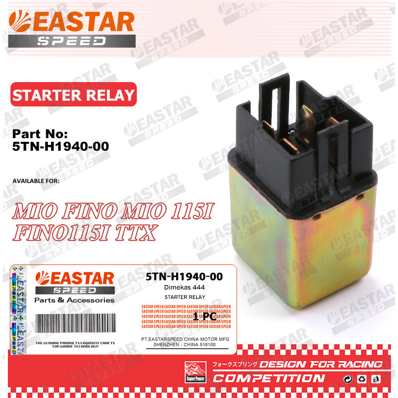 รีเลย์สตาร์ท ทุกรุ่น มีโอ(MIO) , ฟีโน่(FINO) , MIO115i . FINO115i , ทีทีเอ็กซ์(TTX) 5TN-H1940-00