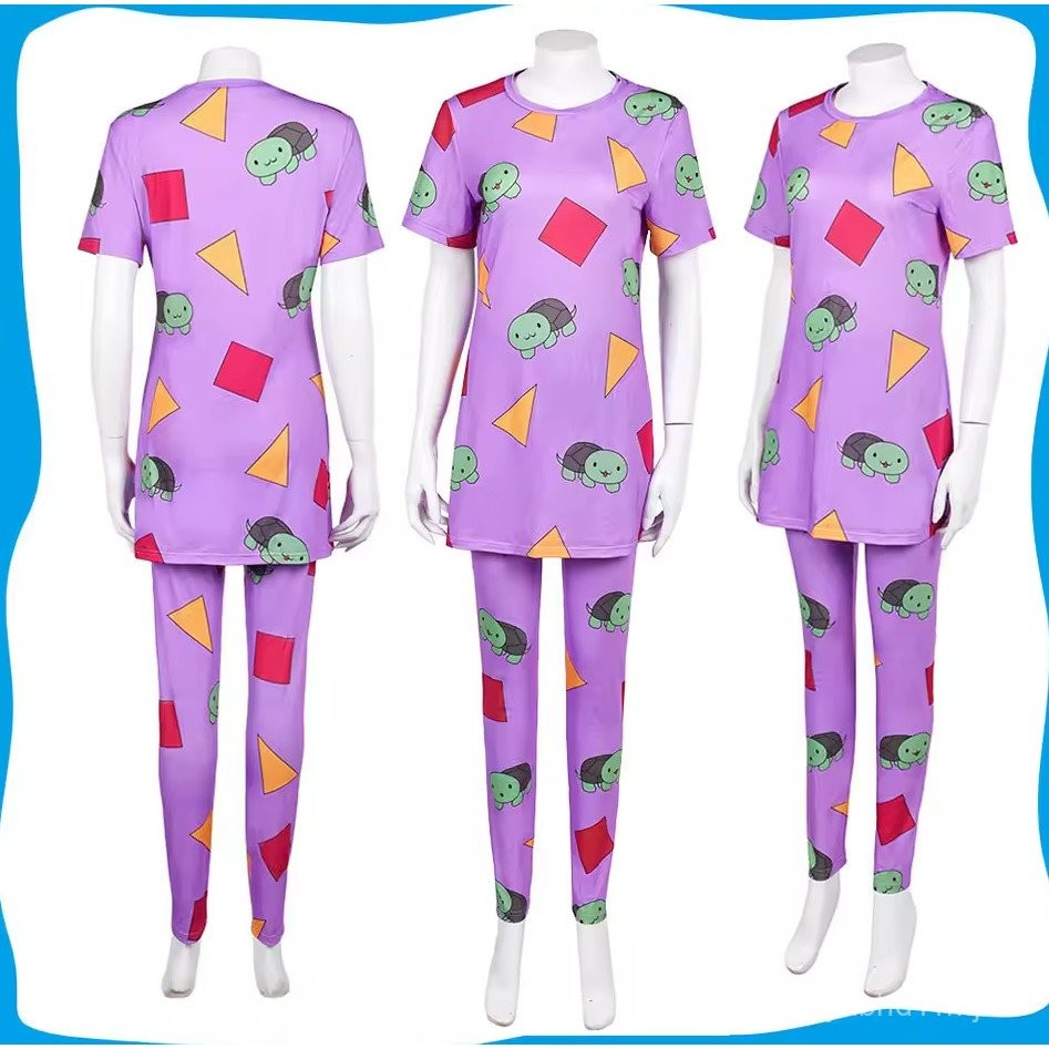 Kpop Demon Hunters Zoey Cosplay ชุดนอนสีม่วงสำหรับงานปาร์ตี้คราวเนล