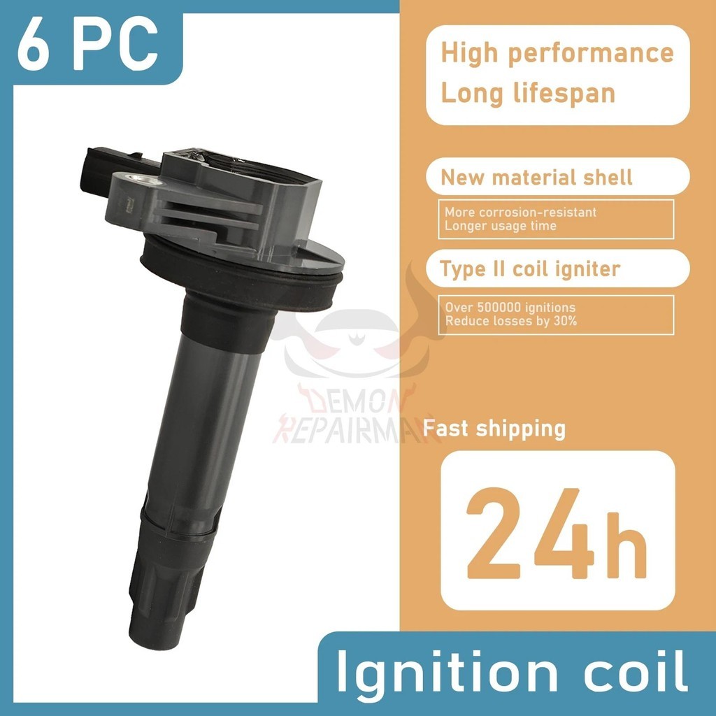 6PCS ARKAUTO ECOBOOST IGNITION COIL BL3Z12029C UF646 DG548 สําหรับ FORD F150 Flex Transit Lobo Linco