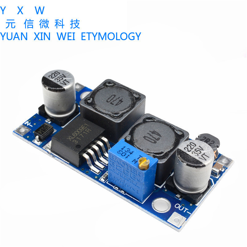 XL6009 DC-DC Buck-Buck โมดูลอินพุตกว้างแรงดันไฟฟ้า Adapt แผงโซลาร์เซลล์อัตโนมัติ Buck-Buck