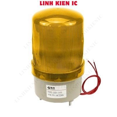 LED-1101 ไฟ LED ปลุกสีเหลือง 220VAC Linhkien IC