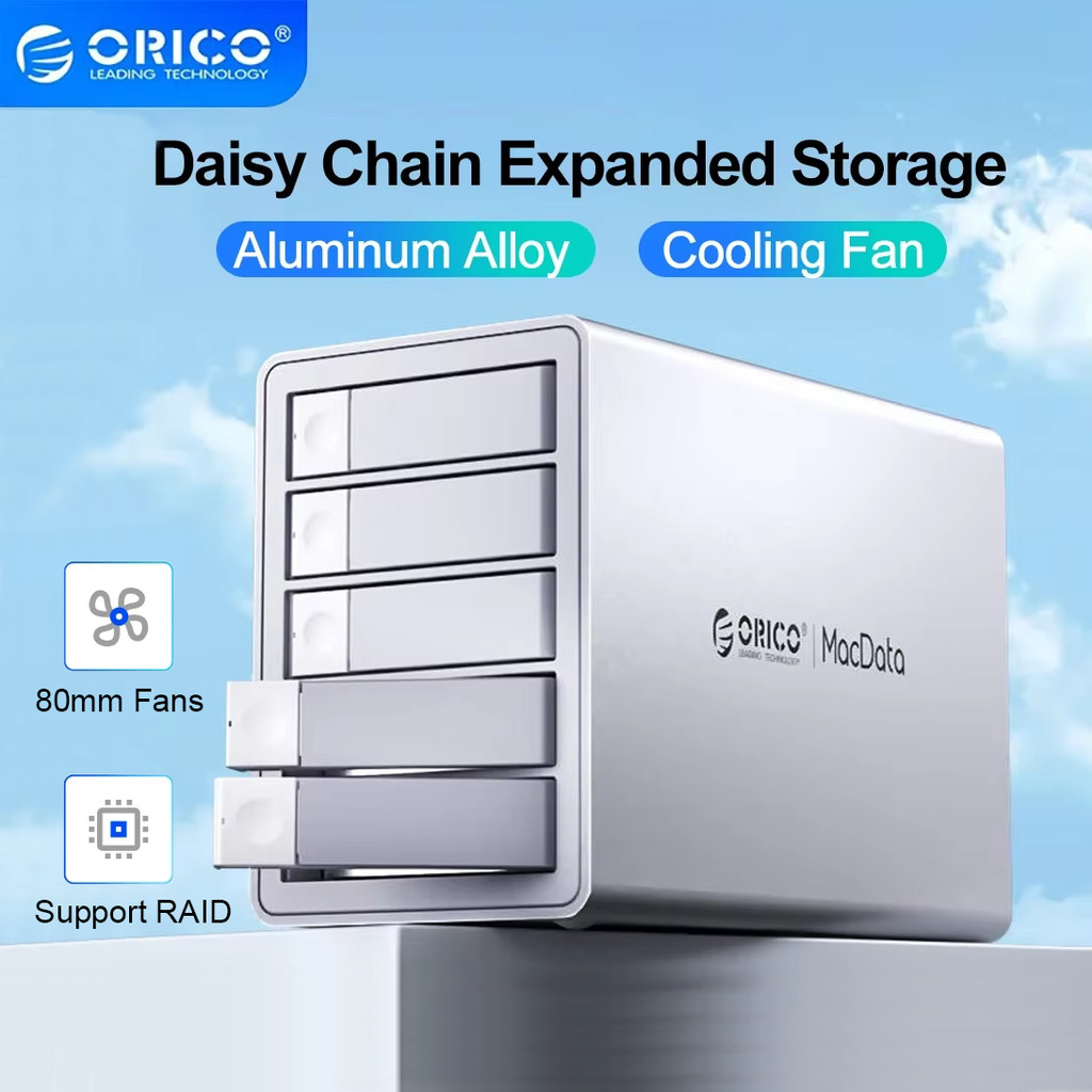 ORICO 3.5 นิ้ว RAID HDD Docking Station 2/4/5 Bay 5Gbps USB3.0 ฮาร์ดไดรฟ์ภายนอกพร้อมพัดลมระบายความร้