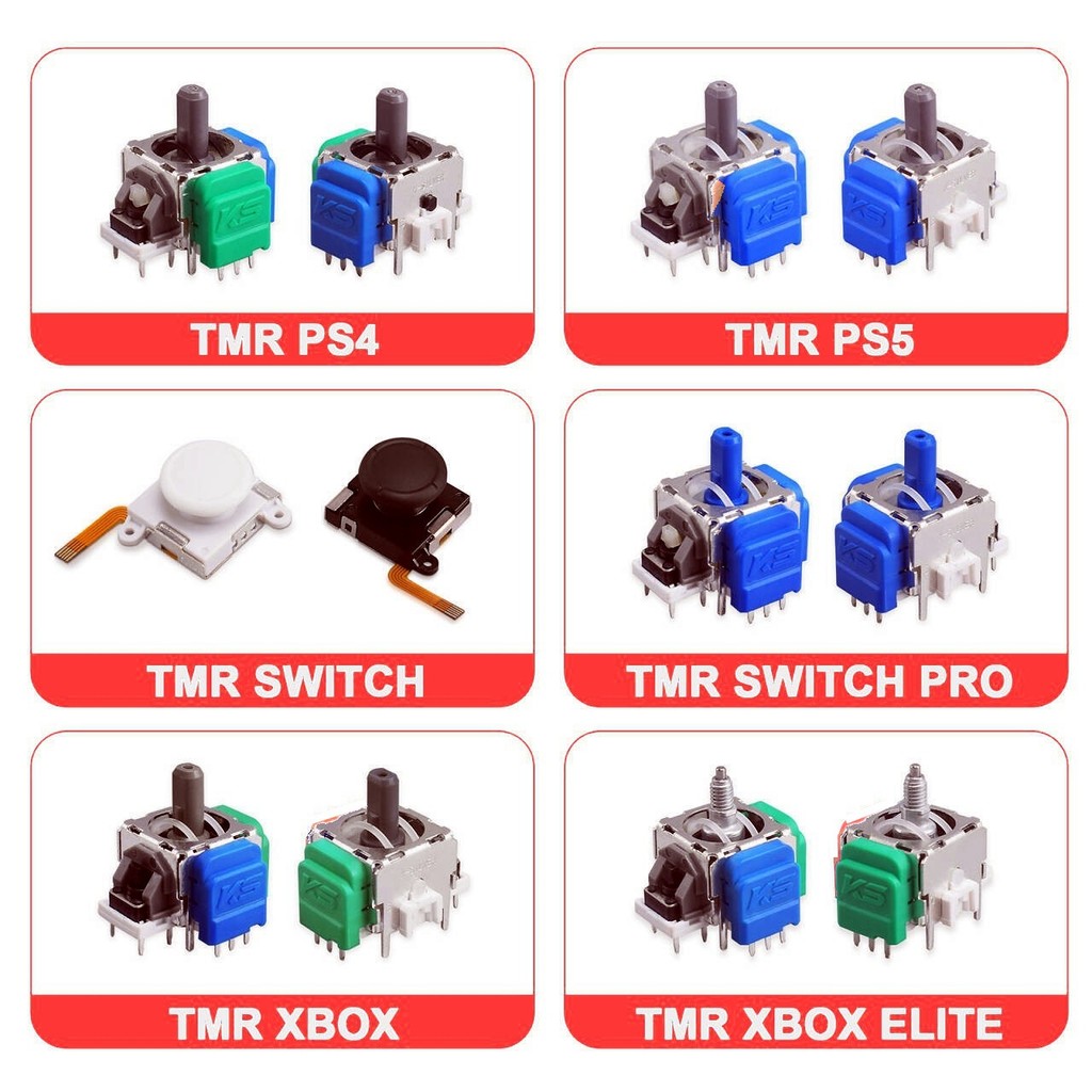 PS5TMR Magnetic Resistance Hall จอยสติ๊ก js13pro PS4 แม่เหล็กไฟฟ้า IC Controller xboxone พวงมาลัยอุป